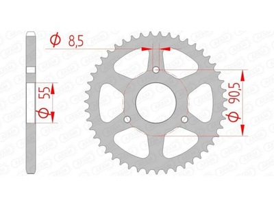 KRUMPLIARATIS GAL. AFAM 47Z RIEJU NKD RS2 50 02-10 