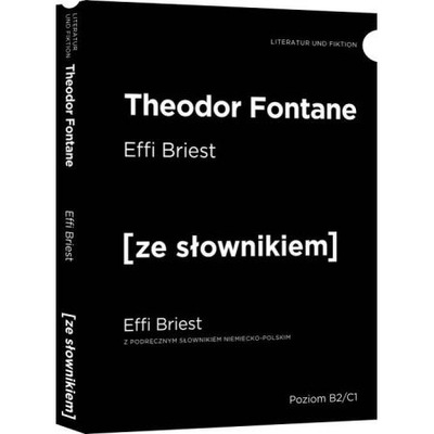 Effi Briest z podręcznym słownikiem Theodor Fontane