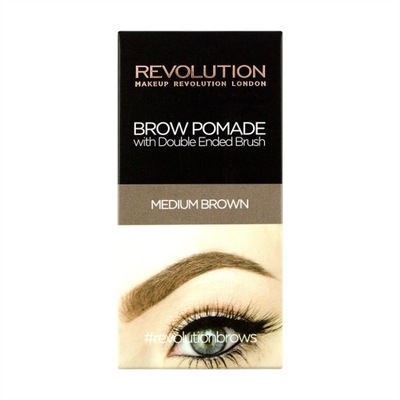 Makeup Revolution Brow Pomade Pomada do brwi Medium Brown