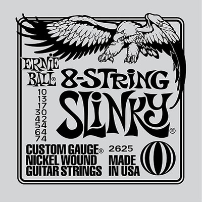 ERNIE BALL EB 2625 SLINKY NICKEL struny do gitary elektrycznej 8 strunowej