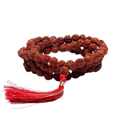 Mala rudraksha buddyjski różaniec 108 koralików