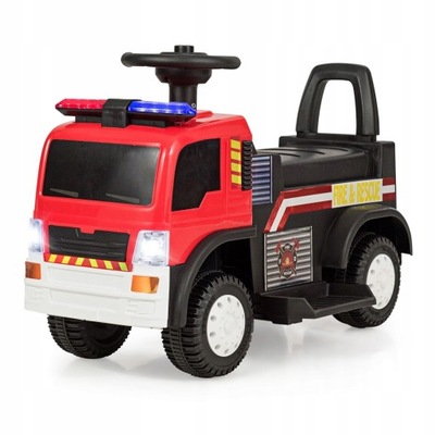 Wóz strażacki jeździk dla dzieci czerwony