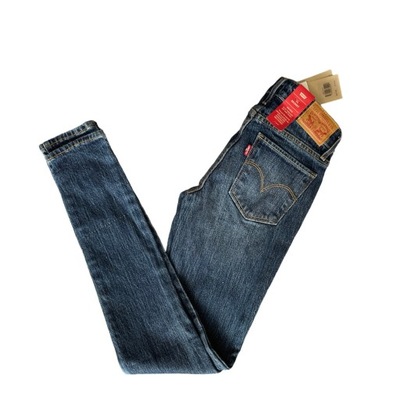 LEVI'S | SPODNIE JEANSY 711 SKINNY| R. 23/32