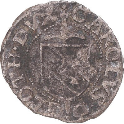 Moneta, Francja, Charles III, 1/2 sol carolus, 157