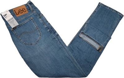 spodnie LEE RIDER zwężane W32 L32 selvage L701NLLT worn in cody