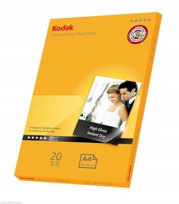 PAPIER FOTOGRAFICZNY KODAK A6 10x15 280g/m2 20ark Glossy