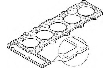 УПЛОТНИТЕЛЬ ГОЛОВКИ ЦИЛИНДРОВ (GR.: 1,74MM) ПОДХОДИТ DO: MERCEDES E T-MODE