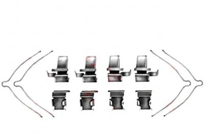 Trw pfk361 набор аксессуары, тормозные колодки тормозные фото №1