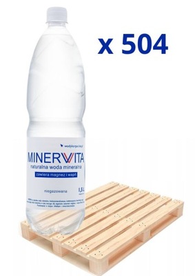 Woda mineralna MinerVita paleta 504szt. niegazowana 1,5l