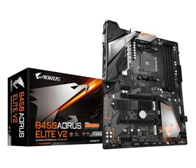 Płyta główna Gigabyte B450 AORUS ELITE V2 AM4 ATX 4 x DIMM DDR4