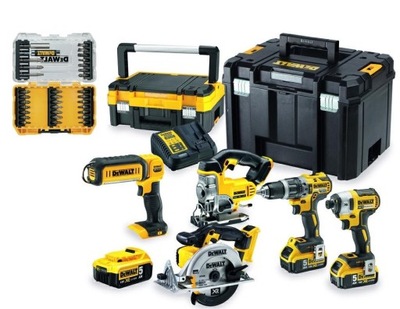 DEWALT KOMPLEKTAS ELEKTRONARZEDZI DCK551P3T 3X5AH+BITY 