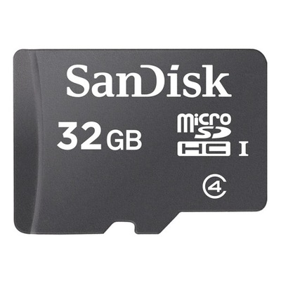 Karta Pamięci microSDHC SanDisk 32GB Class 4