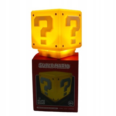 Super Mario Bros Question Block Lampka