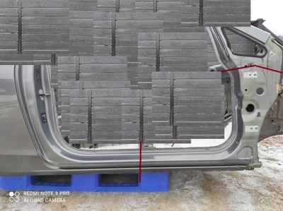 Поріг правий блок двигуна передній opel corsa e 3 двері фото №1