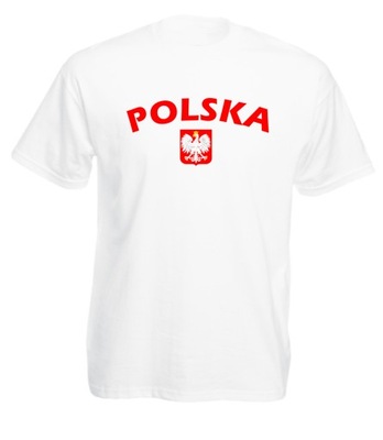 T-shirt Koszulka Dziecięca POLSKA r.116