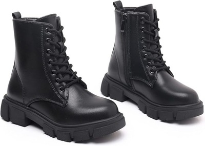 TRZEWIKI BUTY DZIEWCZĘCE SZNUROWANE APAKOWA r. 32