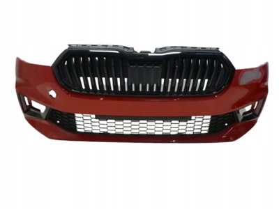 Skoda fabia iv 4 бампер перед решітка радіатора передній радар фото №1