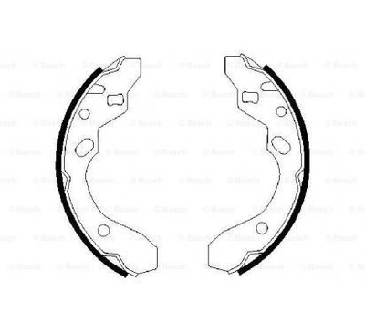 Bosch гальмівні колодки гальмівні bs667 mazda 323/ mx-3 фото №1