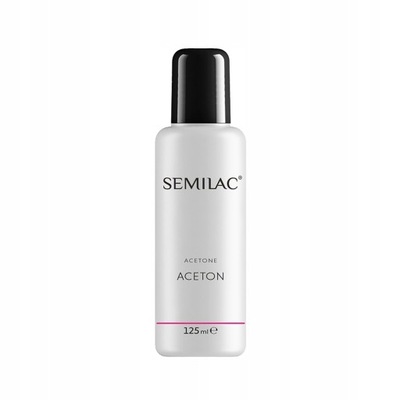 SEMILAC ACETON DO USUWANIA HYBRYDY PAZNOKCI 125ml