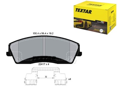 ZAPATAS DE FRENADO PARTE DELANTERA CHRYSLER 300C DODGE CHALLENGER CHARGER MAGNUM  