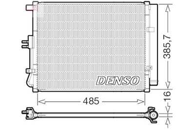 DENSO CONDENSADOR KIA SOUL II 14- .  