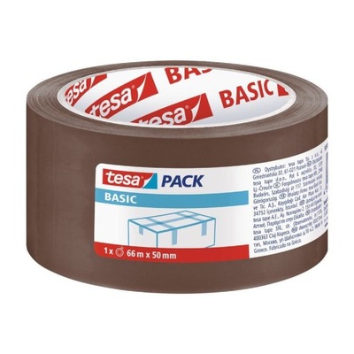 Taśma Pakowa Pack Basic 66 M X 50 Mm Tesa brązowy