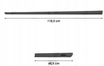 Opel combo c 3d 2000-2010 молдинг дверь левая перед+ фото №1