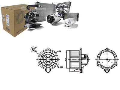 FAN AIR BLOWERS HYUNDAI I10 I I10 II 1.0-1.2 01.08- NISSENS  