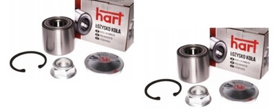 2x підшипник ступиця колеса задня renault fluence scenic 2 megane ii iii iv hart фото №1