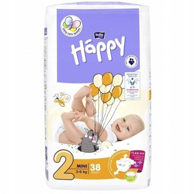 BELLA HAPPY Mini 3-6 kg pieluszki dla dzieci
