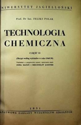 Technologia chemiczna część II