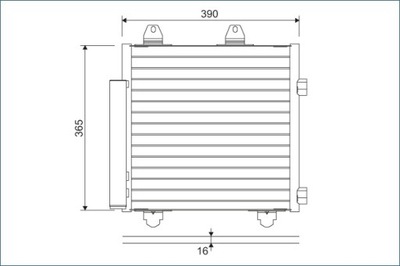 VALEO 822577 КОНДЕНСАТОР, КОНДИЦИОНЕР