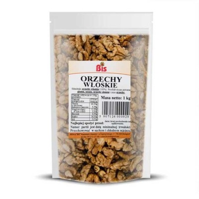 ORZECHY WŁOSKIE ŁUSKANE 1kg