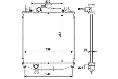 RADUADOR SUZUKI SWIFT 89-01 NRF  