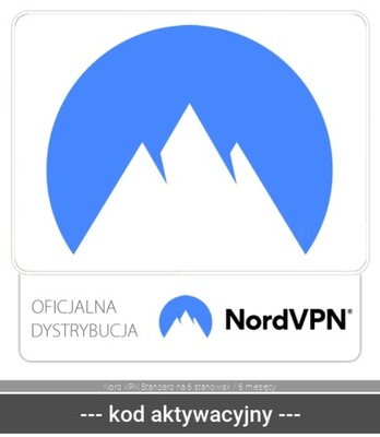 Nord VPN Standard na 6 stanowisk / 6 miesięcy