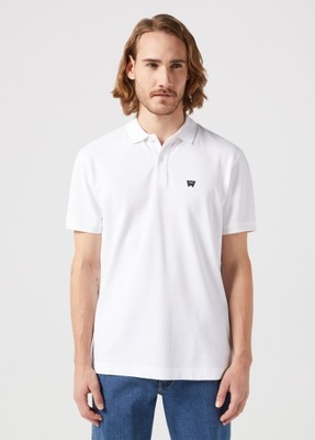 Wrangler Short Sleeve Polo Tee - White