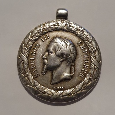 Napoleon III Empereur 1859 medal