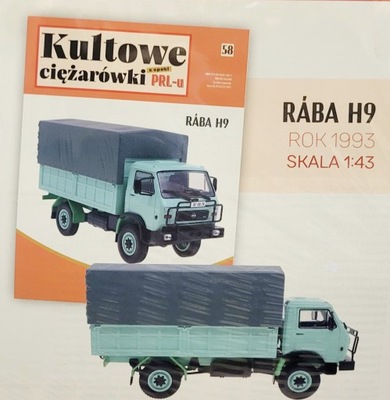 KULTOWE CIĘŻARÓWKI PRL-U NR 58- RABA H9