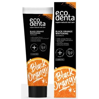 Wybielająca pasta do zębów z węglem Ecodenta Black Orange Whitening 100ml