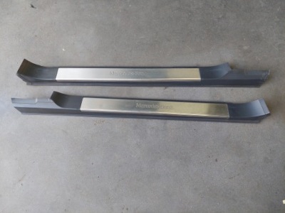 Молдинг порог накладка комплект mercedes cl 55 amg w215 фото №1