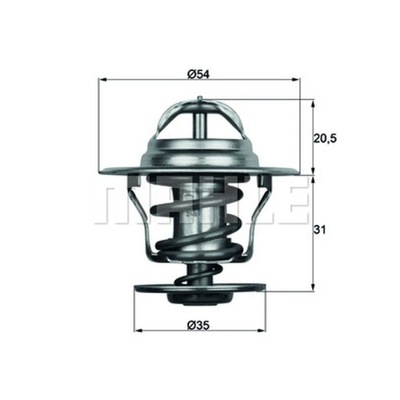 TERMOSTAT, СРЕДСТВО ОХЛАЖДЕНИЯ MAHLE TX 15 87D фото