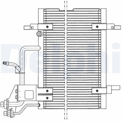 РАДИАТОР КОНДИЦИОНЕРА AUDI A4 B5 1.6 94-00