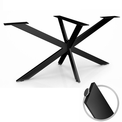 METALOWE NOGI 85 CM DO STOŁU NOGA STELAŻ RAMA PODSTAWA STÓŁ SPIDER