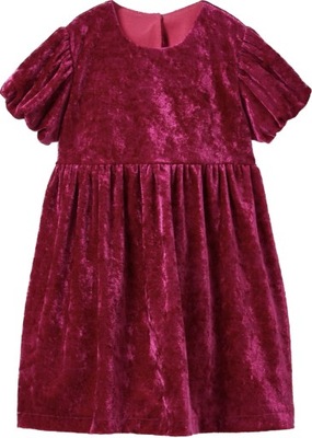 ZARA aksamitna sukienka czerwona 86