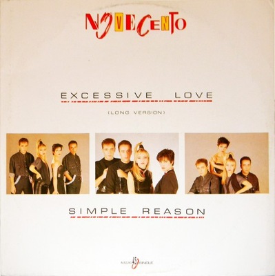 Novecento - Excessive Love 1986 MAXI 12'' Italo