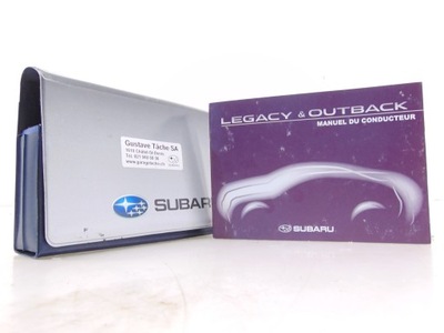 LIBRO DE MANTENIMIENTO FORRO INSTRUKCJE SUBARU LEGACY V  