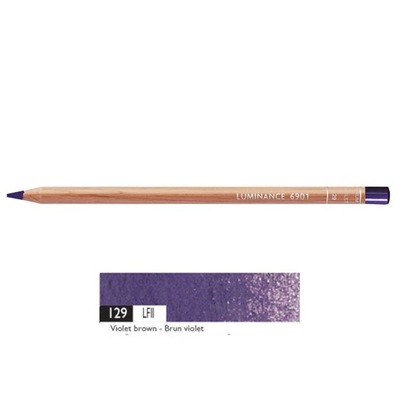 Kredka Luminance 6901, kolor 129 Violet Brown