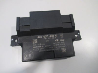 Блок керування модуль шлюз audi vw 4m1907468c фото №1