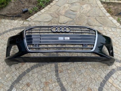 Audi a6 c8 4k бампер решётка радиатора хром перед 4k0807437 оригинал фото №1