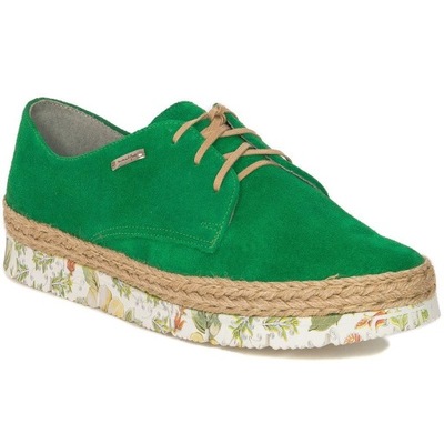 Espadryle buty Maciejka 02936-59 zielony żywy r.41